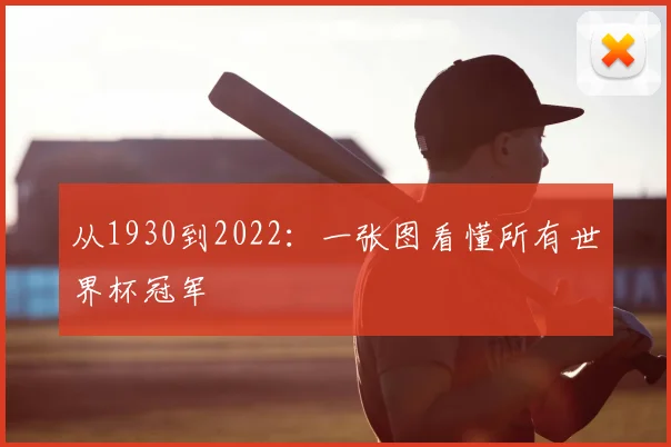 从1930到2022：一张图看懂所有世界杯冠军