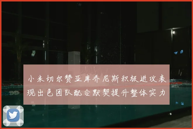 小米切尔赞亚库乔尼斯积极进攻表现出色团队配合默契提升整体实力