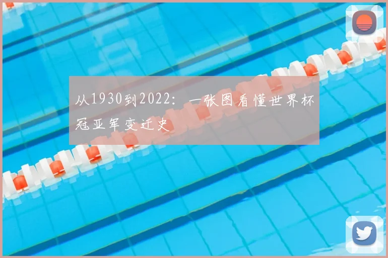 从1930到2022：一张图看懂世界杯冠亚军变迁史